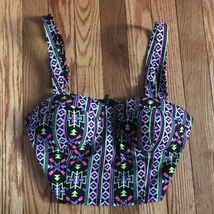 F21 GEO Tribal Crop Top